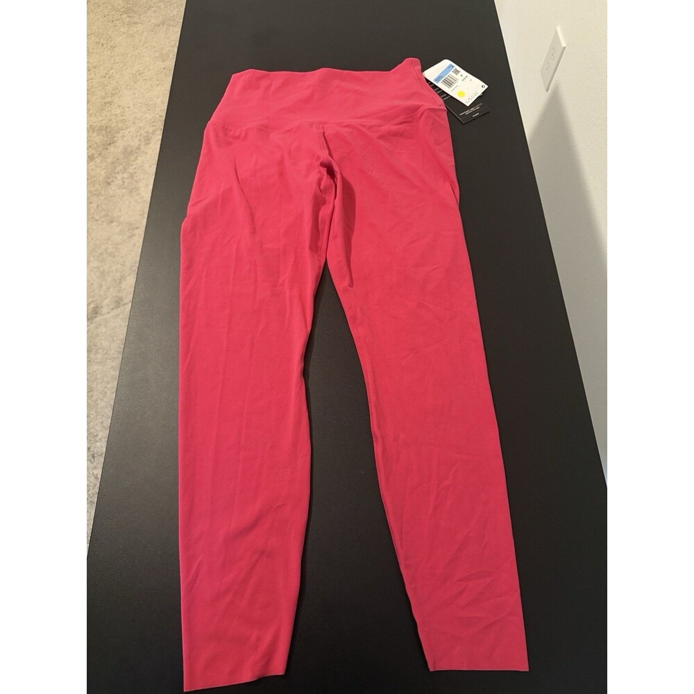 Nike One Dri-FIT Leggings Women’s Medium Pink High Rise 7/8 Athletic Gym Pants